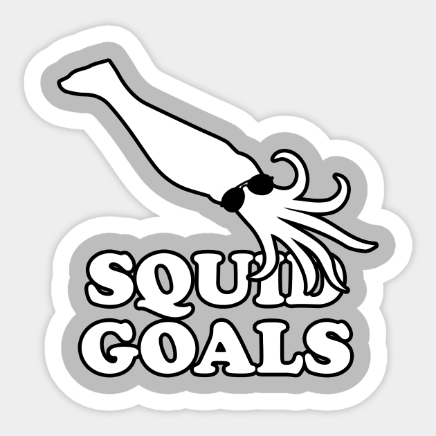 Squid Goals Sticker by dumbshirts